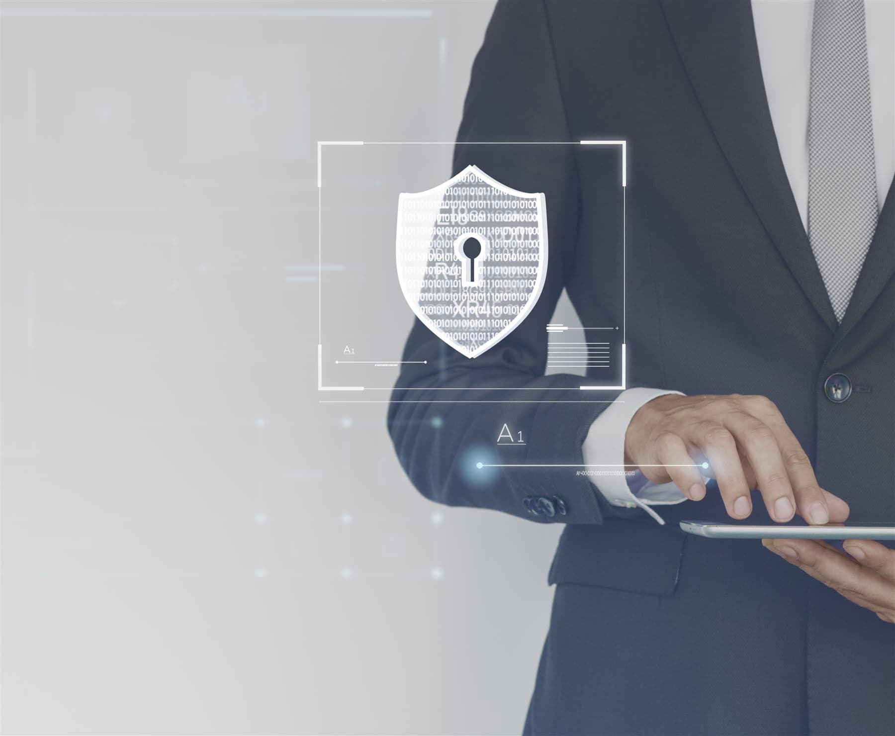Digital security and trust controls on a tablet